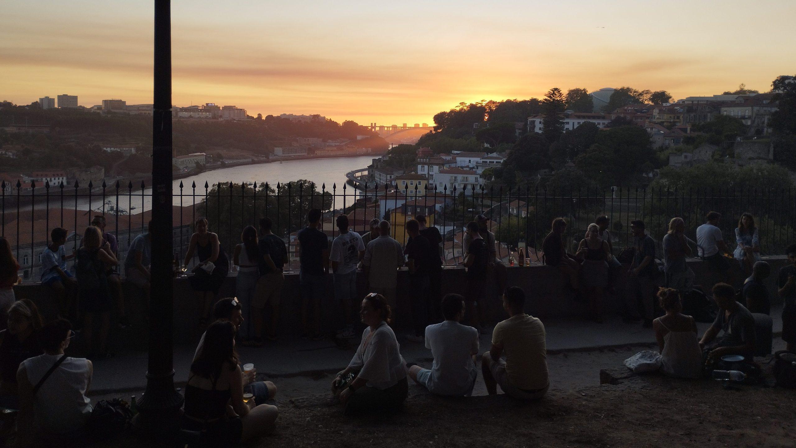 Un atardecer en el Parque das Virtudes: planes alternativos Oporto.