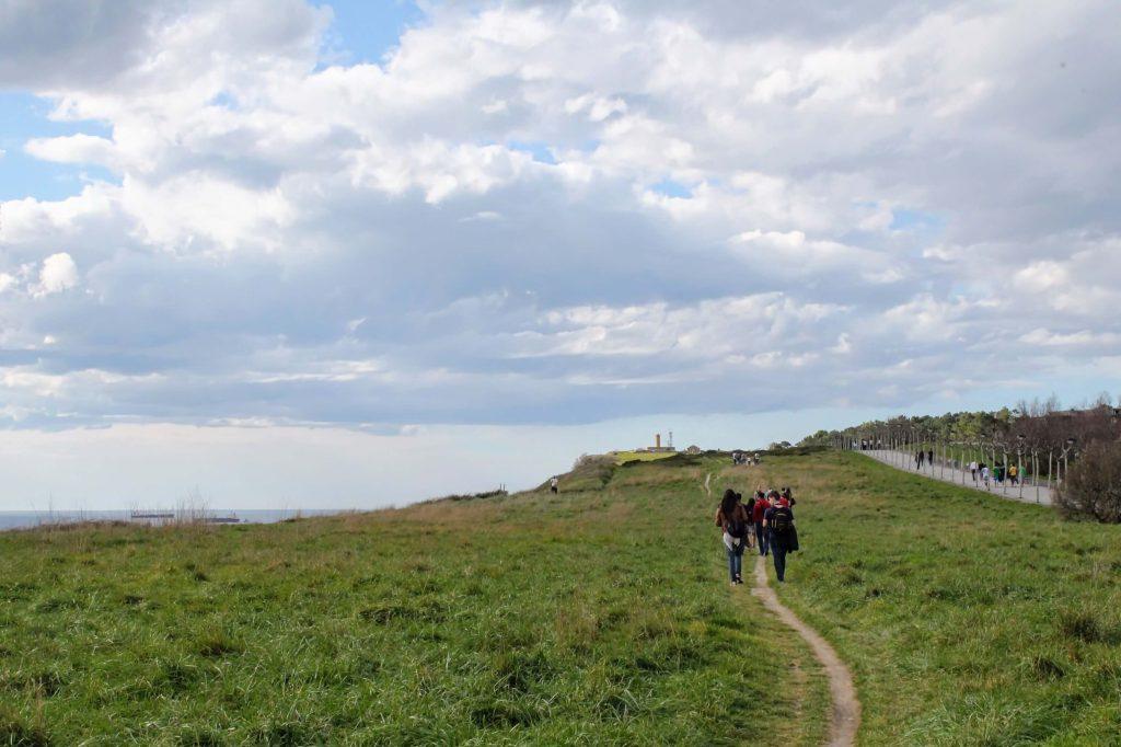 Nature of Punta Galea in Getxo
