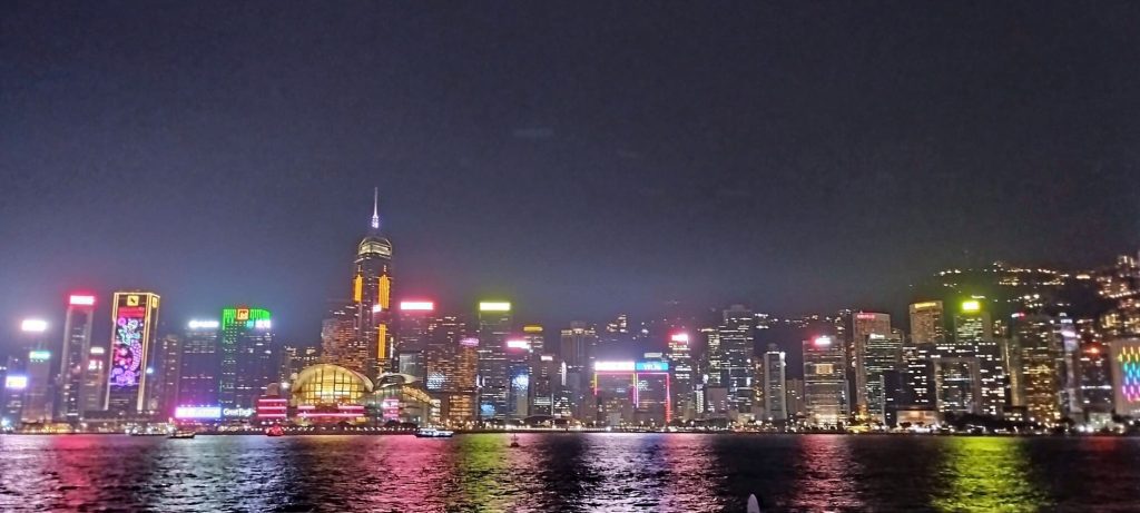 Panorama del skyline de Hong Kong