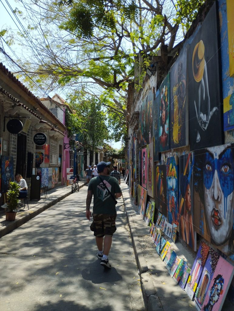 Arte a la venta en Getsemaní