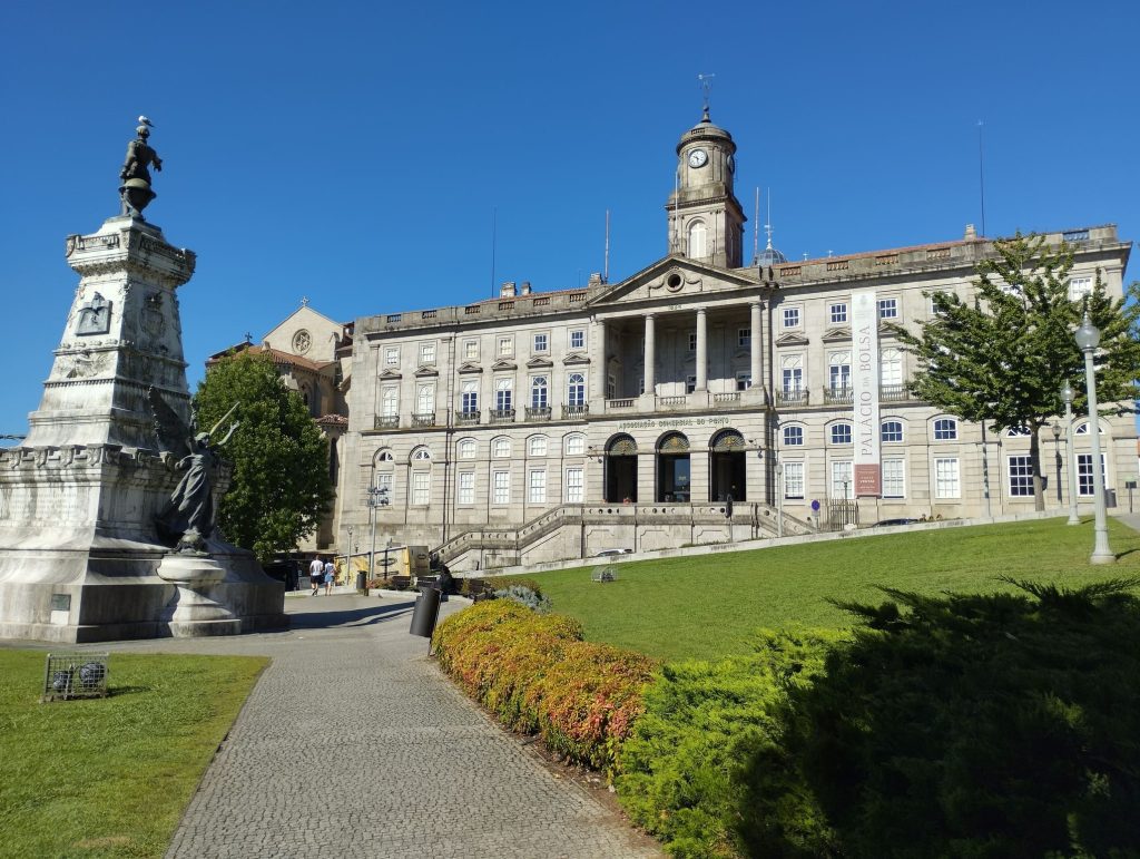 El Palacio de la Bolsa de Oporto.