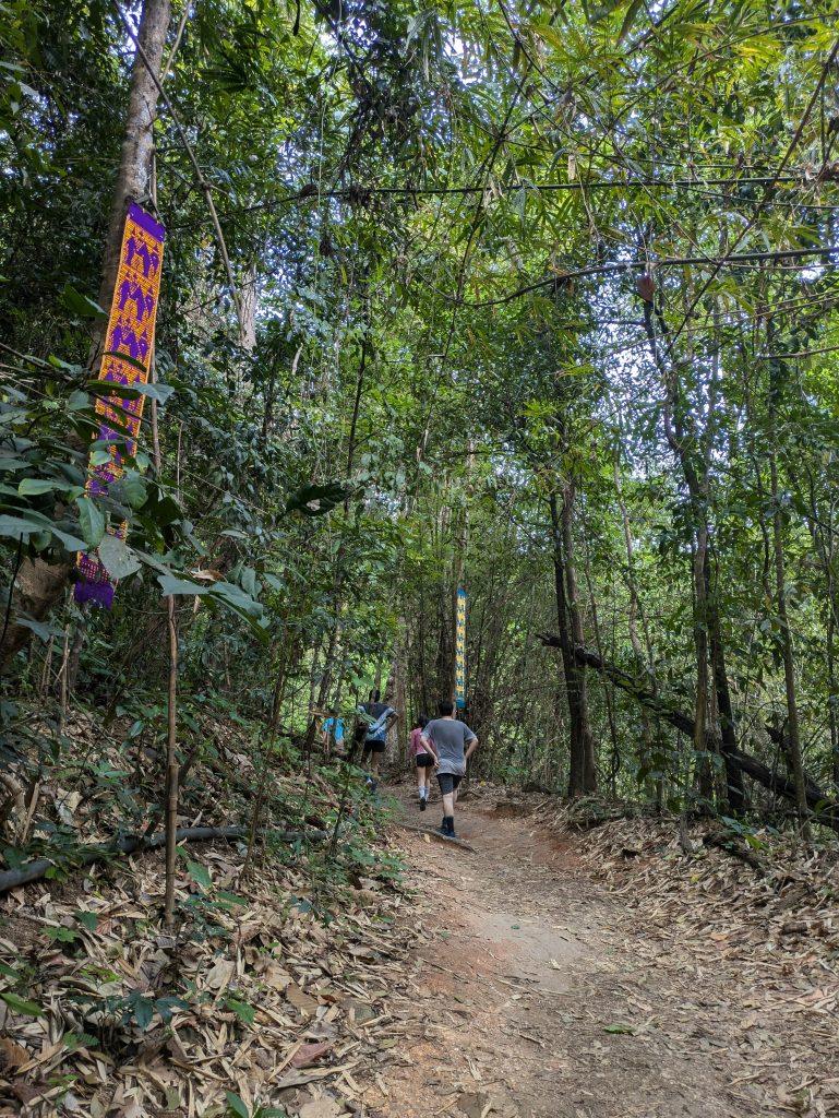 Subiendo el Monks Trail hasta Wat Pha Lat