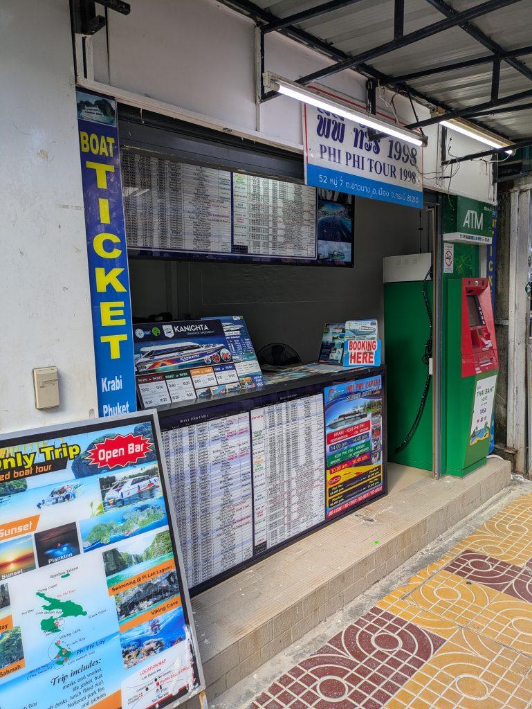 Oficinas de venta de billetes para ir de Koh Phi Phi a Koh Samui