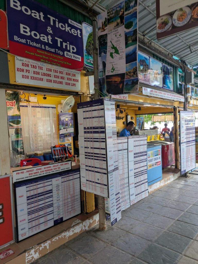 Agencias de viajes en Koh Phi Phi