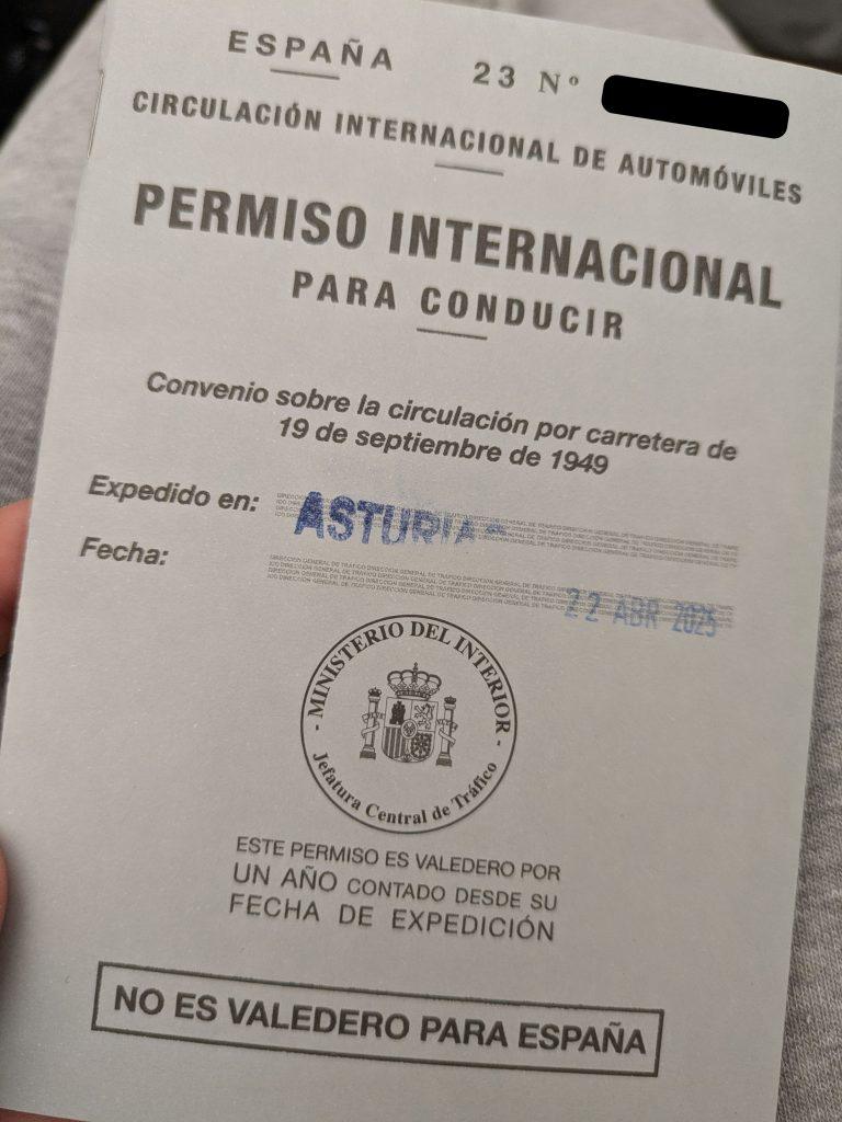 permiso internacional para conducir en tailandia