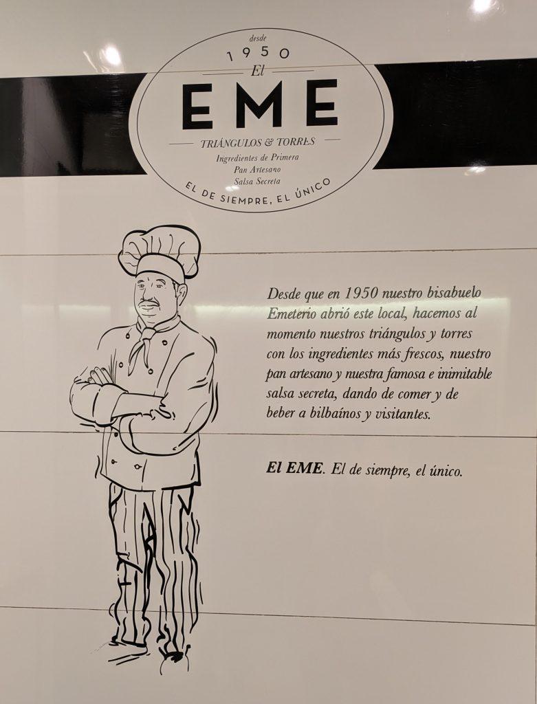 la historia del eme, el sitios para comer en bilbao con los sándwiches más tradicionales