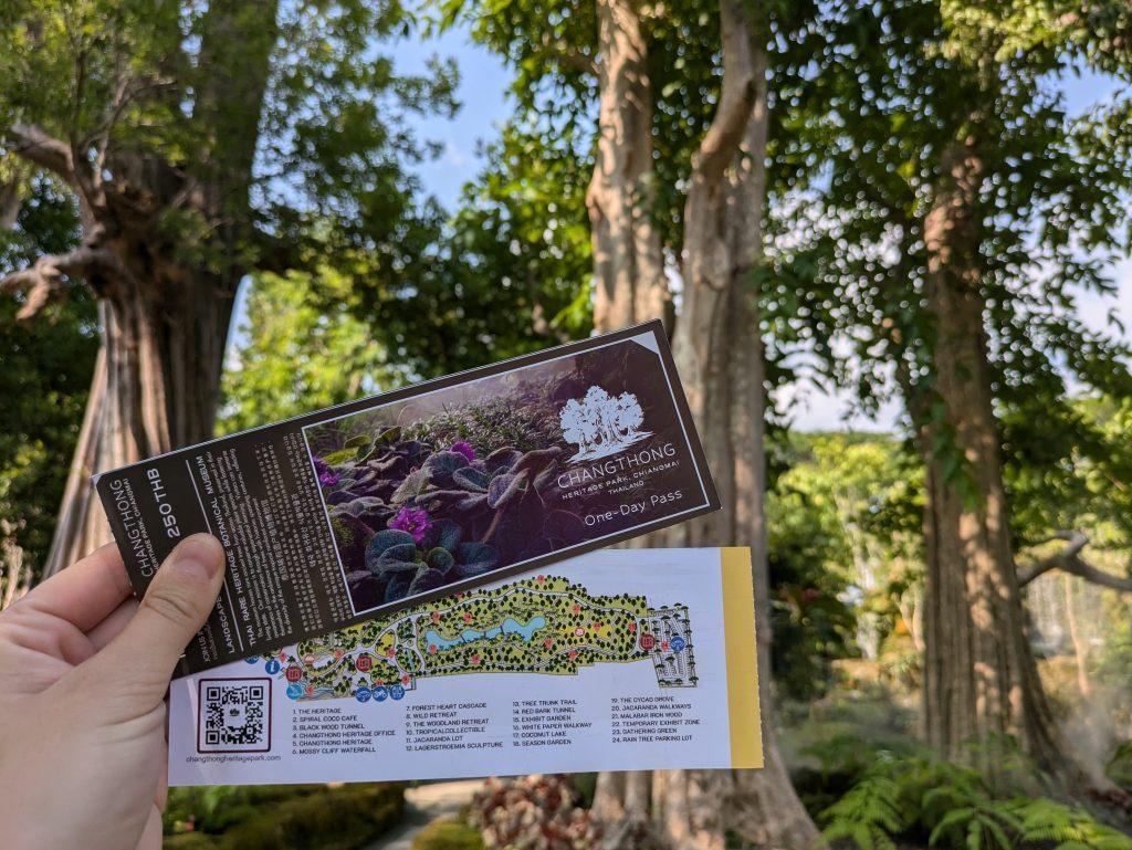 Entrance tickets to Changthong Heritage Park