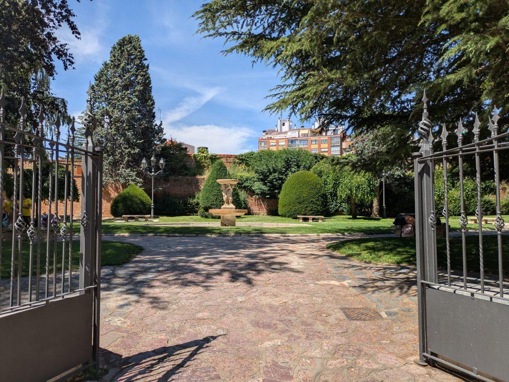 Parque del Cid,la única zona verde dentro del recinto romano de León