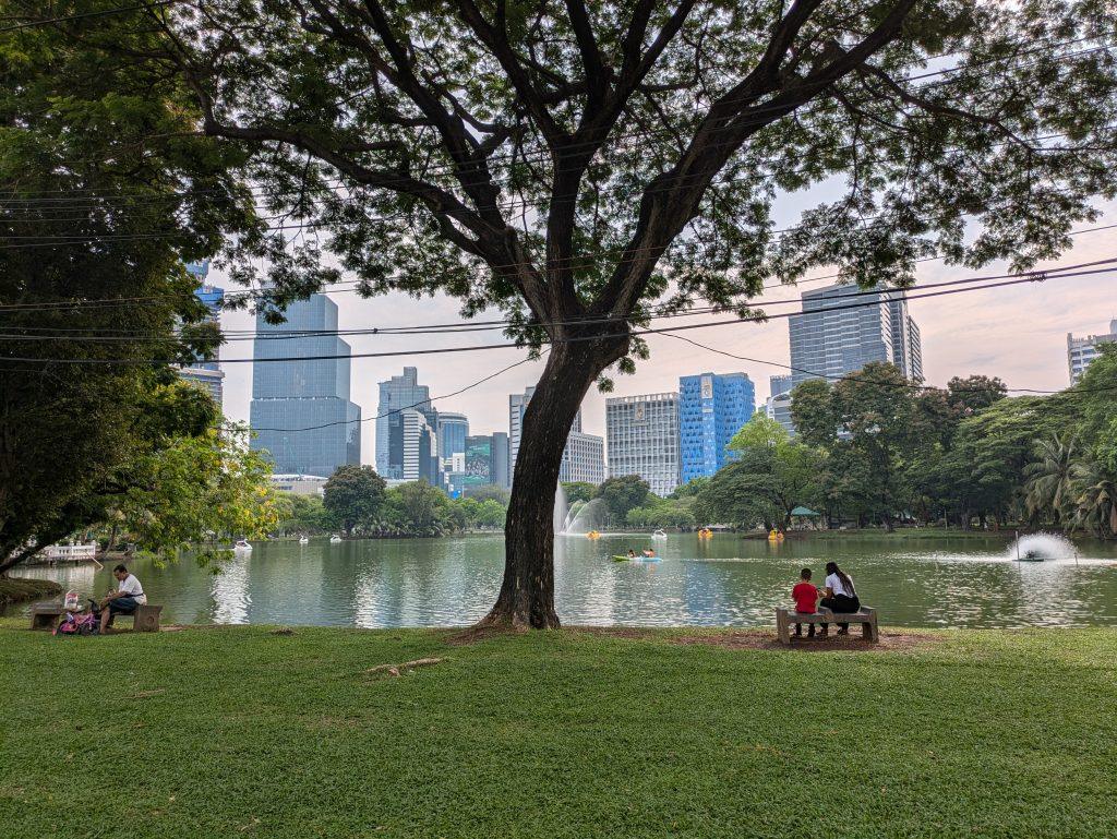 Lumpini park, perfecto para ir con niños