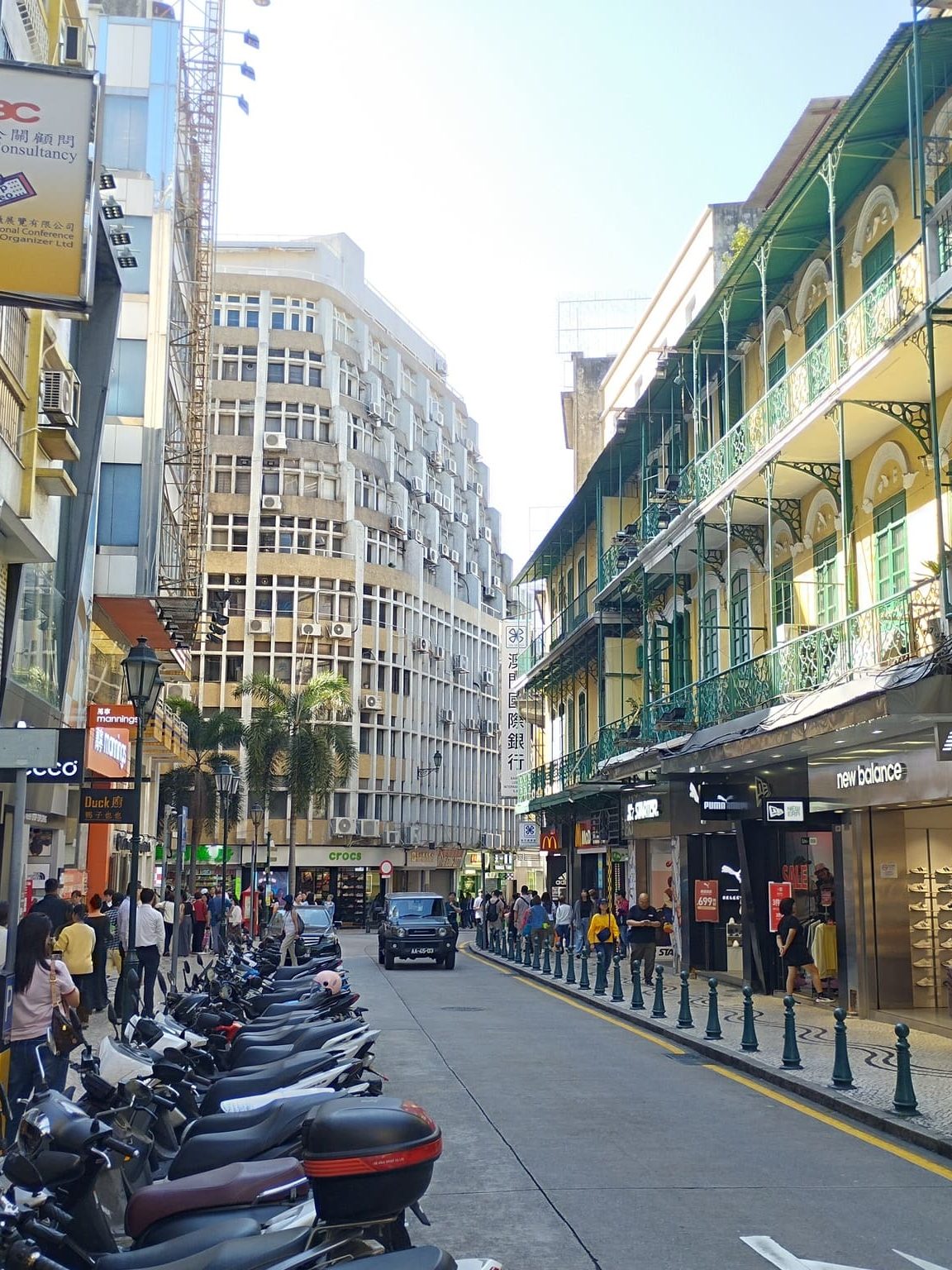 Contraste en la arquitectura de Macao