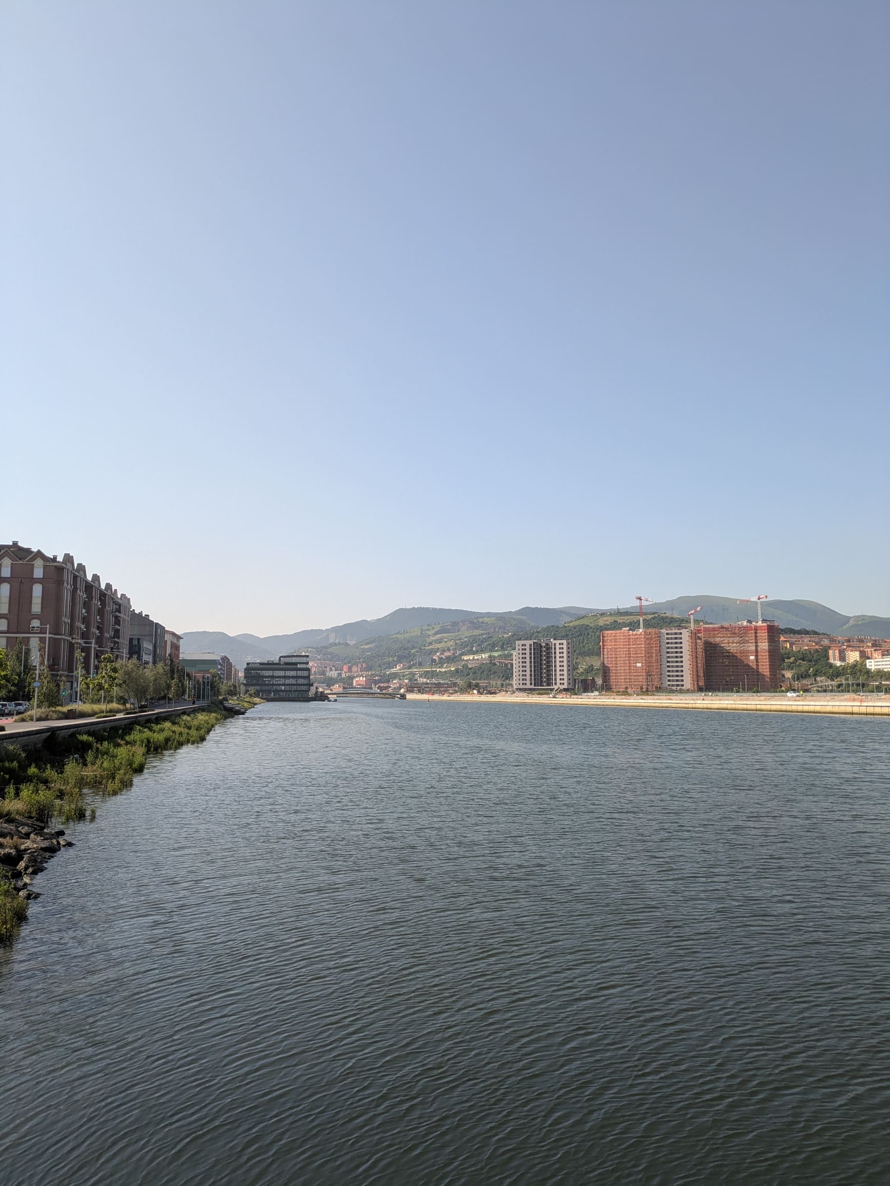 La ría de Bilbao vista desde Elorrieta