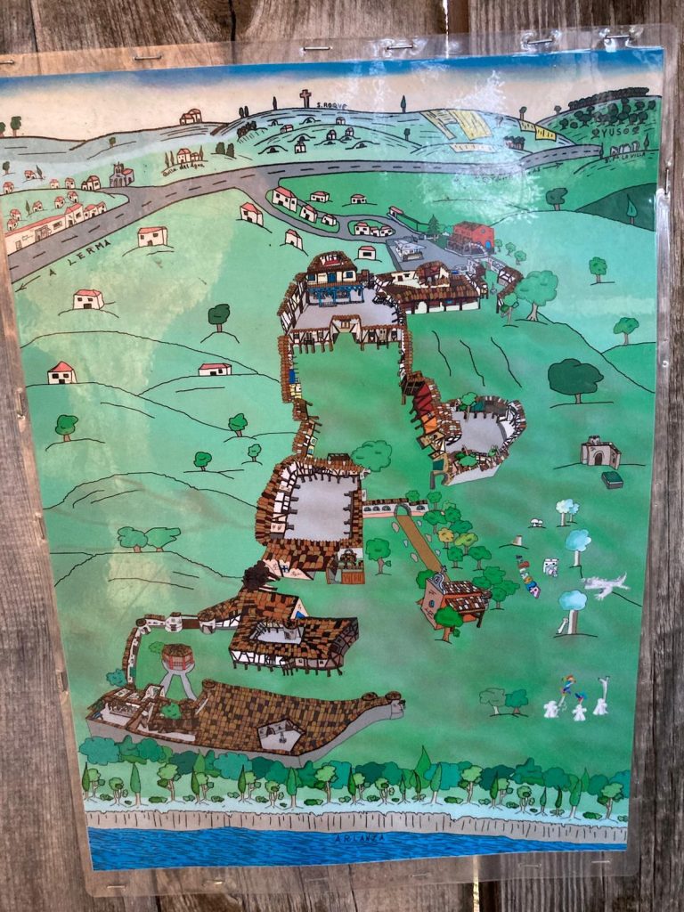 Mapa de la escultura más grande del mundo en Quintanilla del Agua