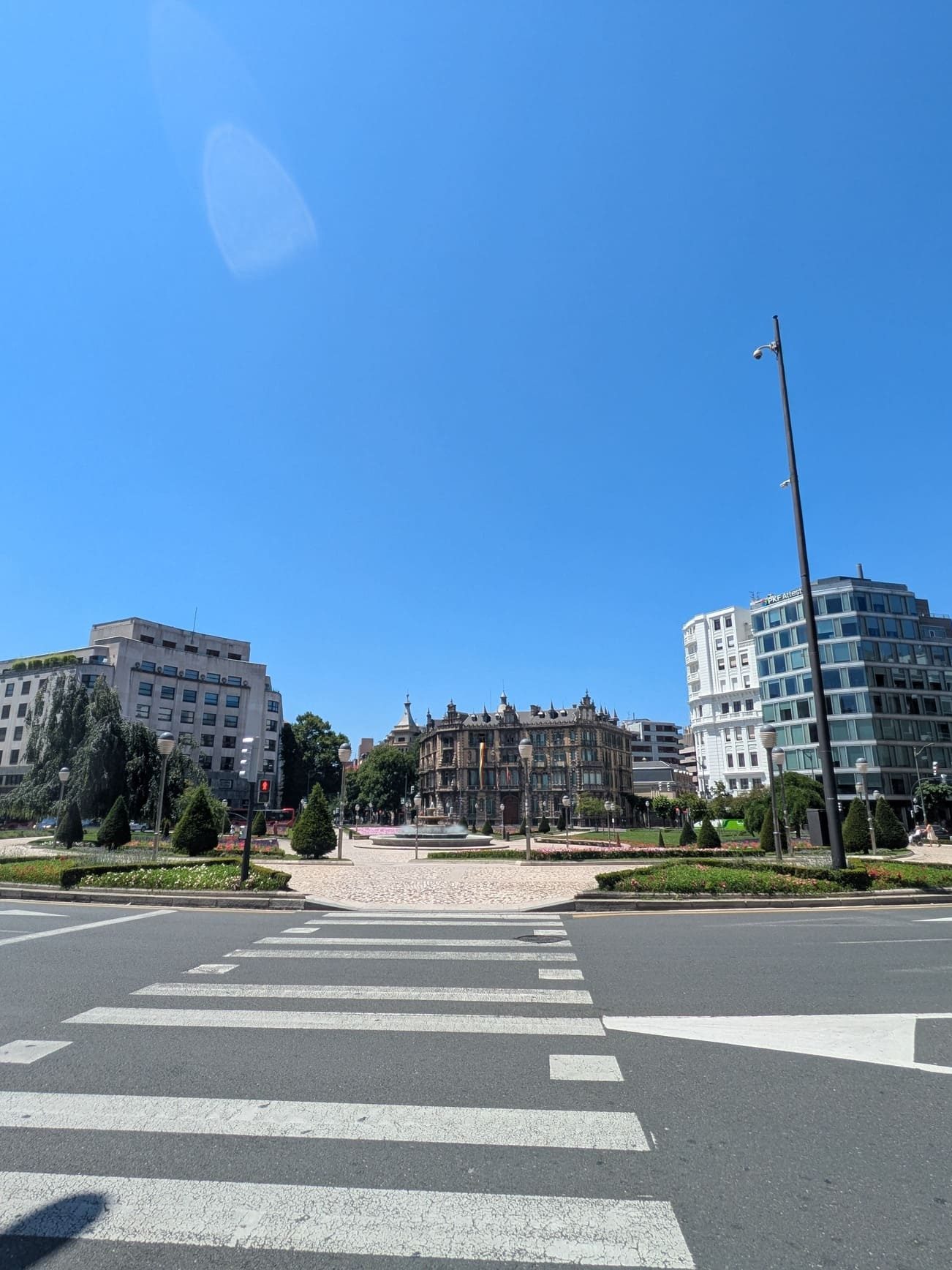 Plaza Moyua en Bilbao