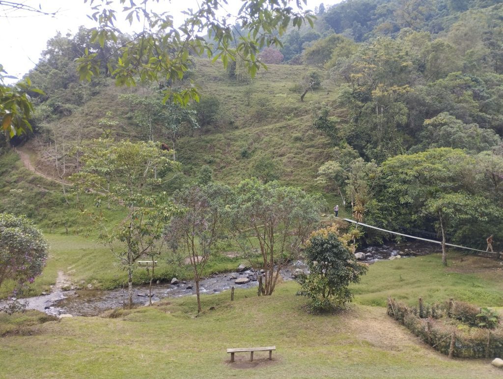 Río y espacio verde en la Reserva Natural de Santa Rita