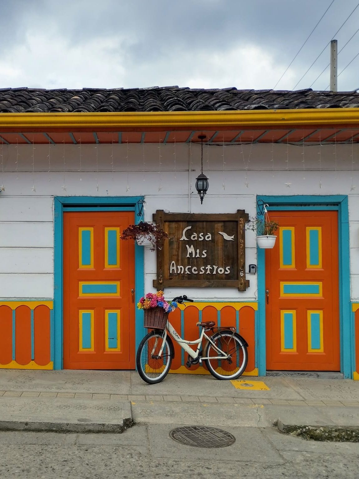 Casas de colores en Salento