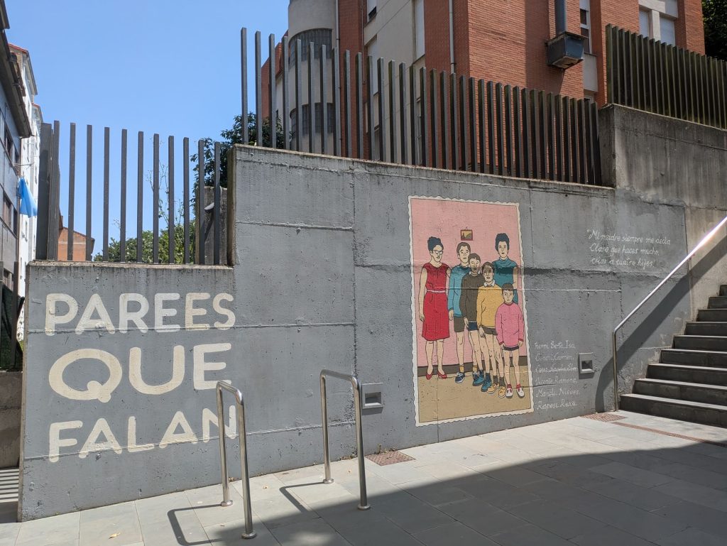 Murales en Oviedo, parte del Parees Fest