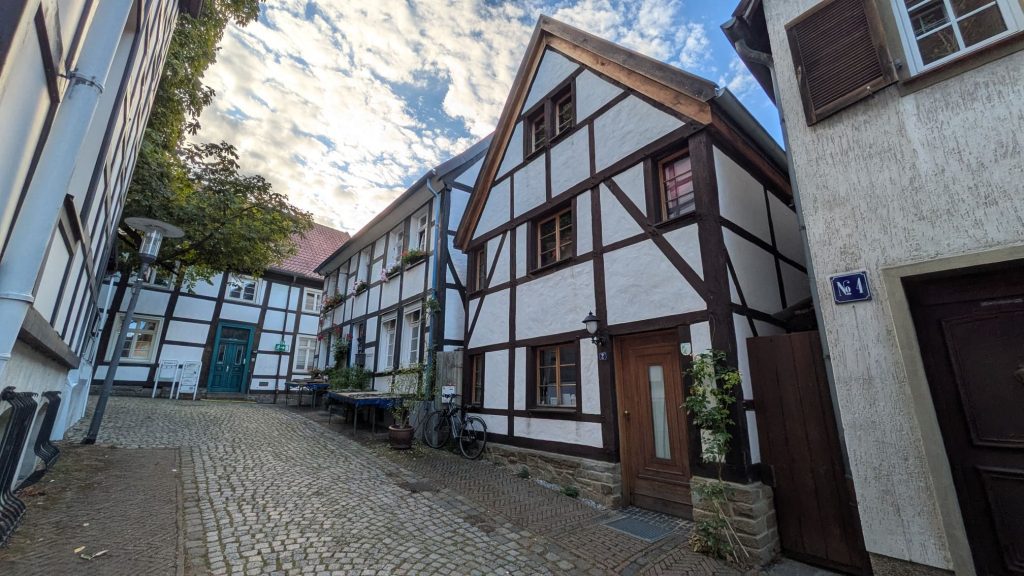 Casas tradicionales en Unna, Alemania