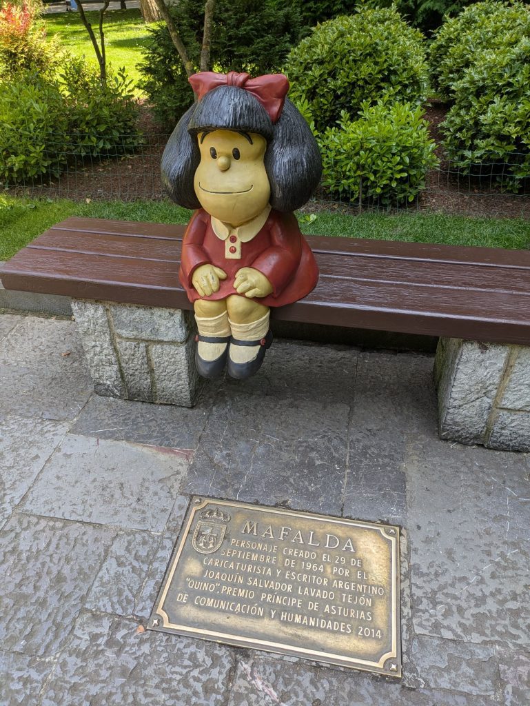Mafalda en el Campo San Francisco, la compañera fiel en Martes de Campo