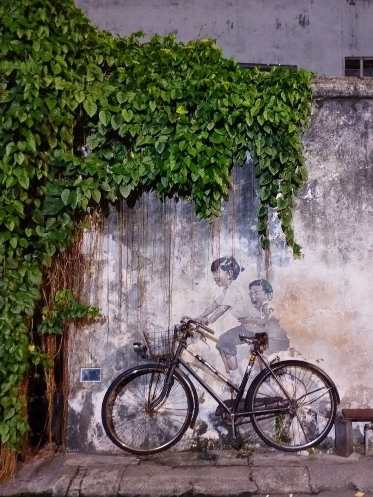 Street art en Georgetown, Penang.