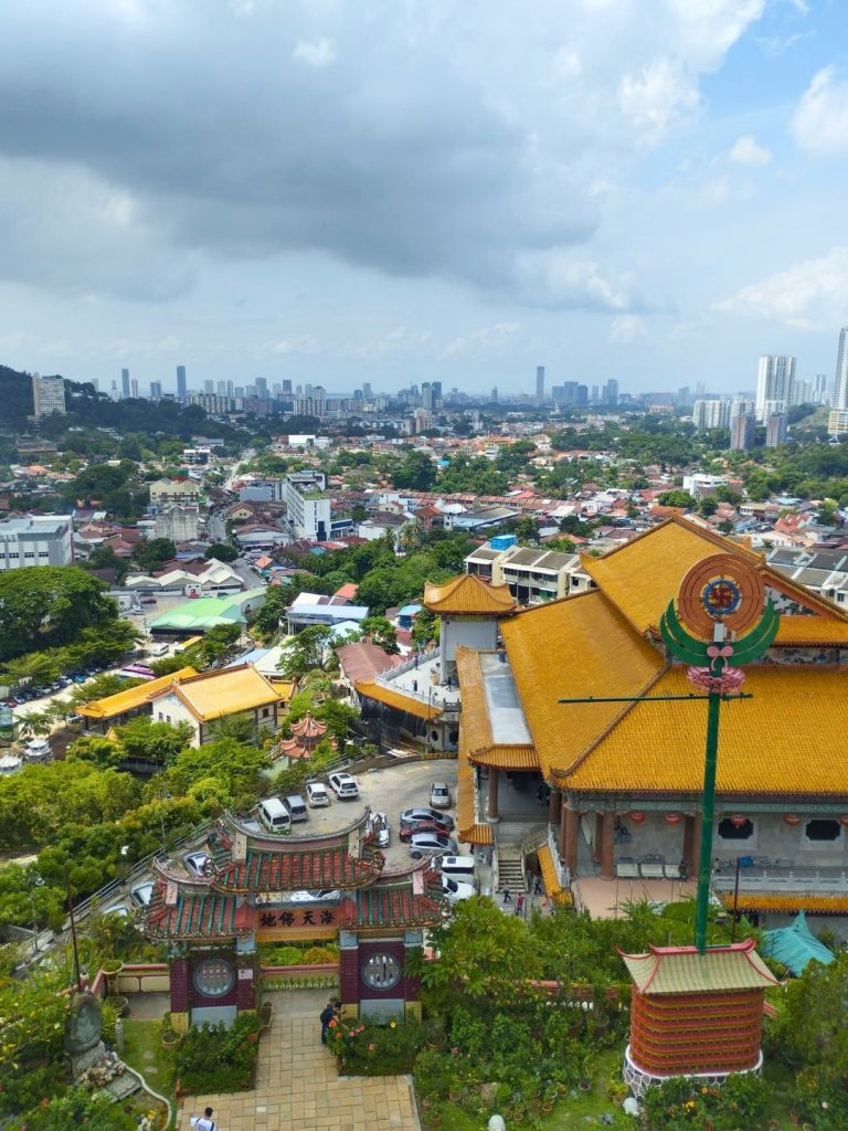 Panorama de Georgetown desde el templo Kek Lok Si