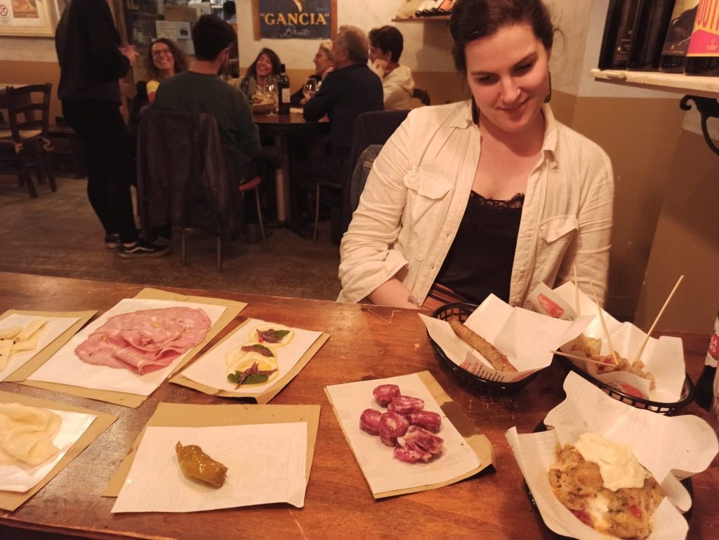 Restaurante de "tapas italianas" en Catania