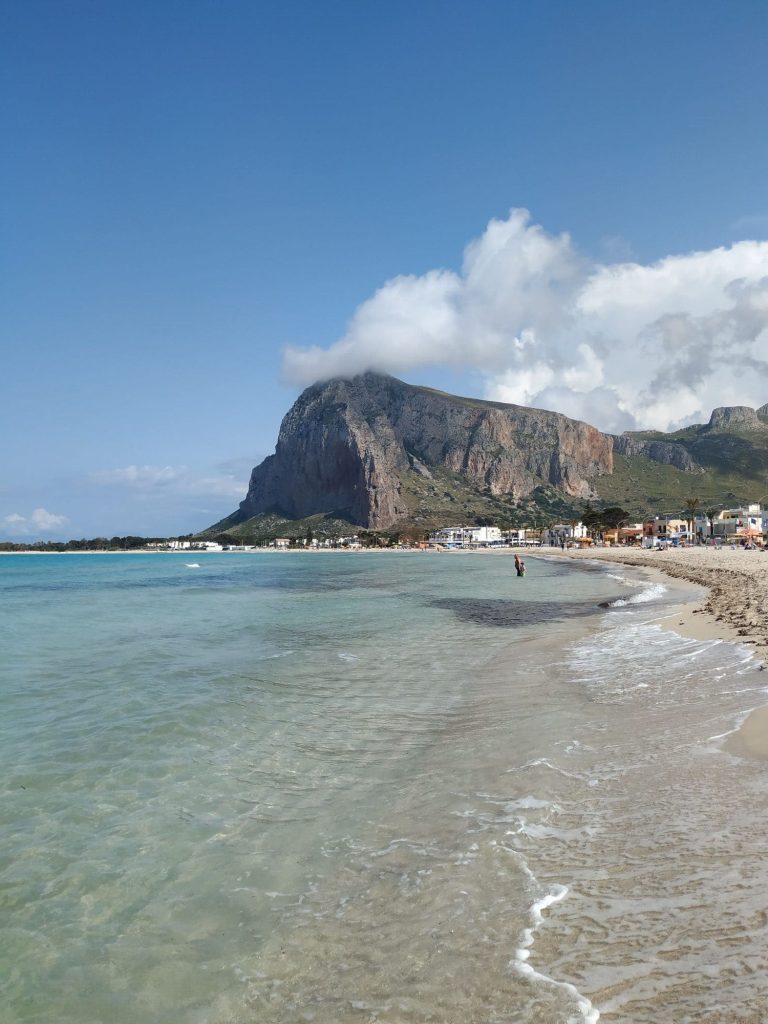 Playa de San Vito lo Capo, entre Palermo y Trapani