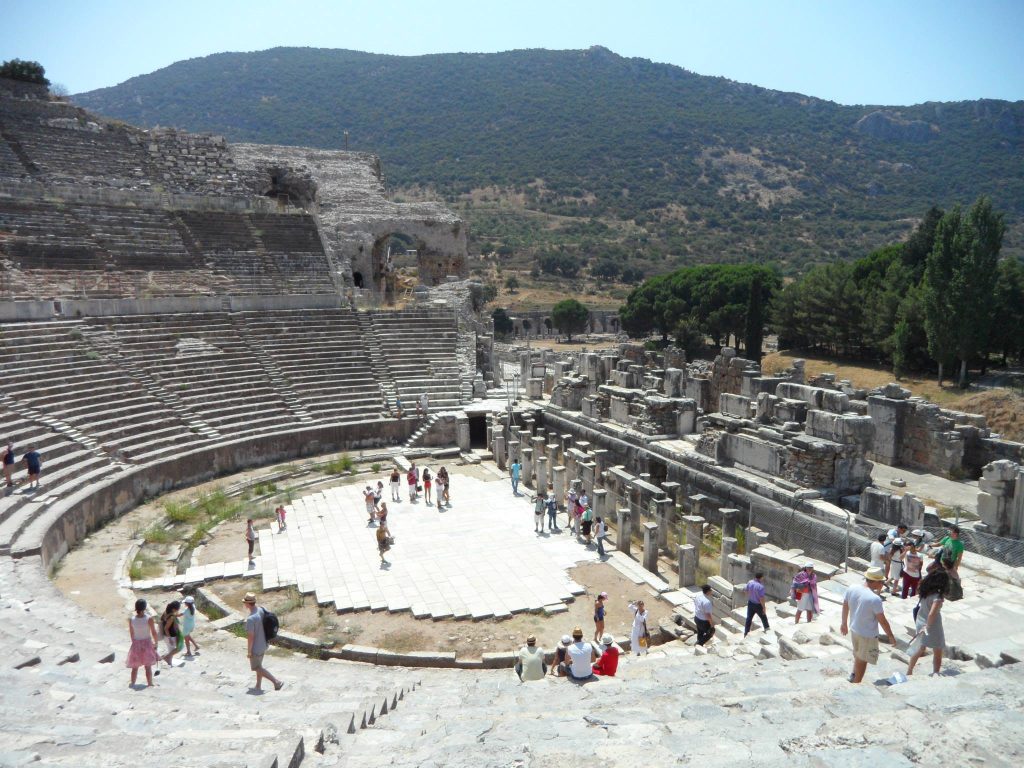 Gran teatro de Éfeso en Esmirna, Turquía