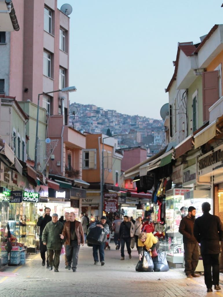 Calles de Esmirna Turquía
