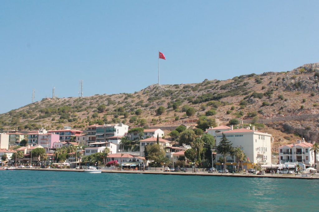 Vista de la bahía de Çesme