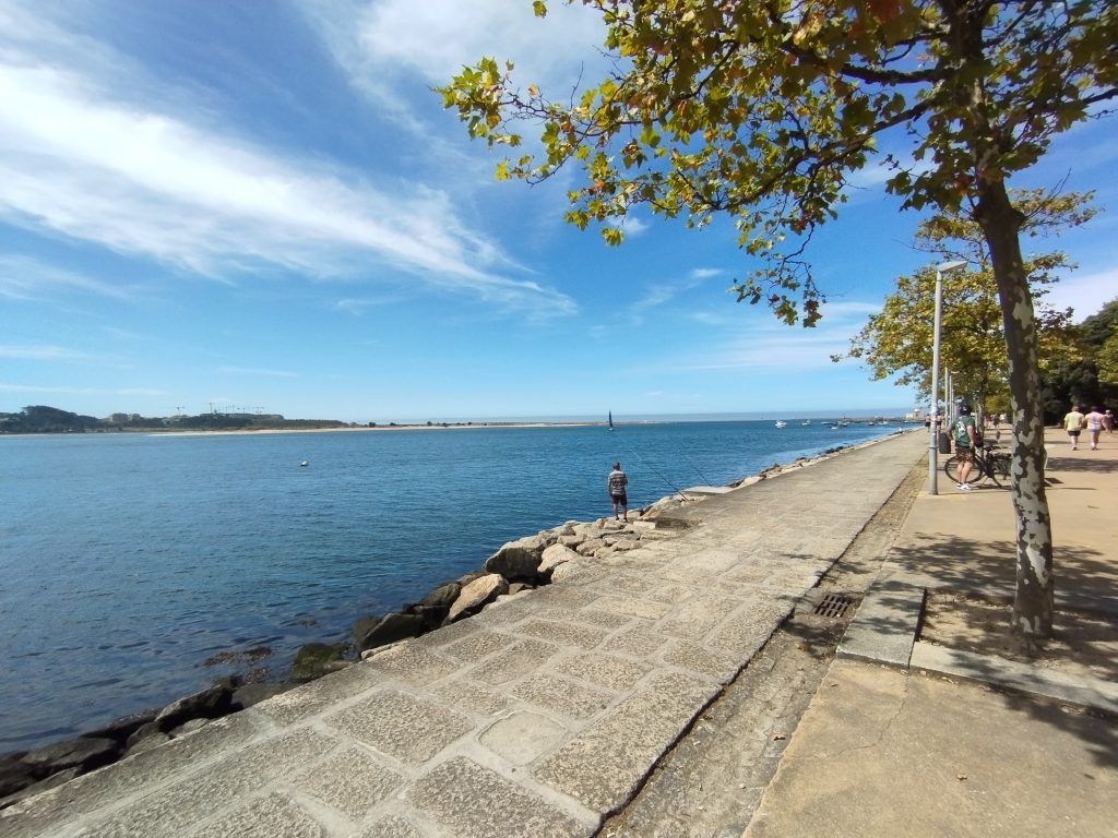 Paseo marítimo en Foz do Douro