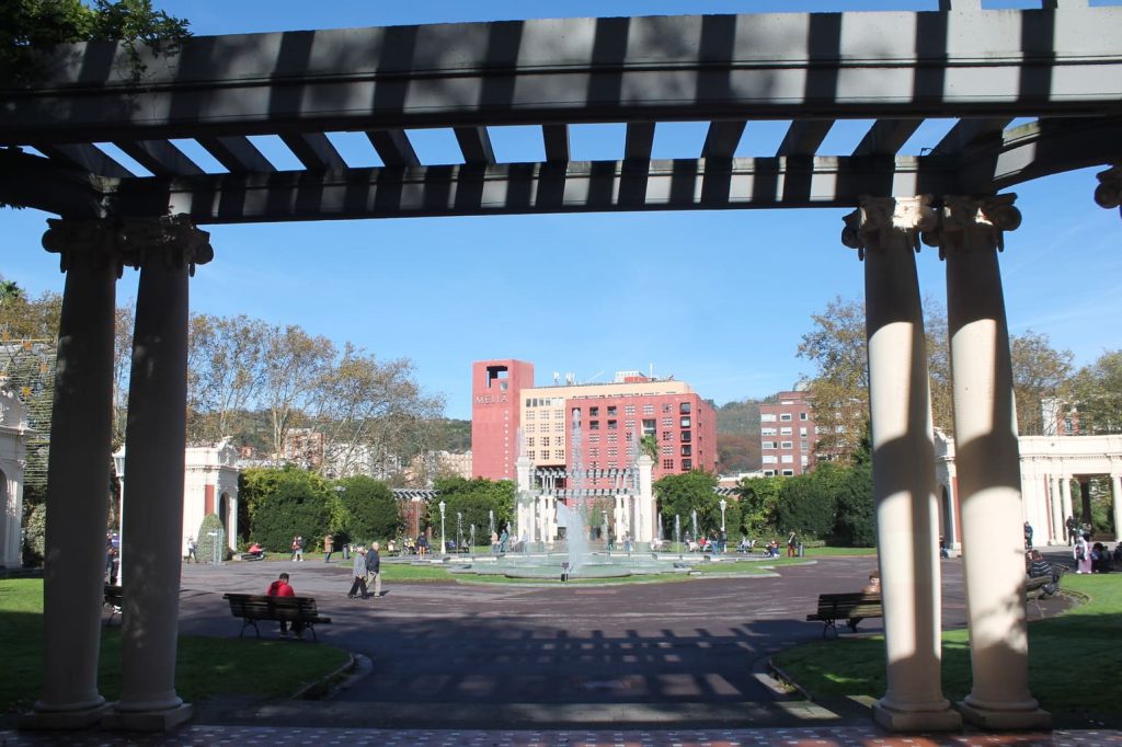 Parque de los patos en Bilbao