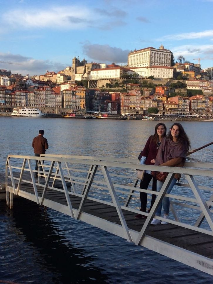 Cogiendo el crucero de los seis puentes en Vila Nova de Gaia