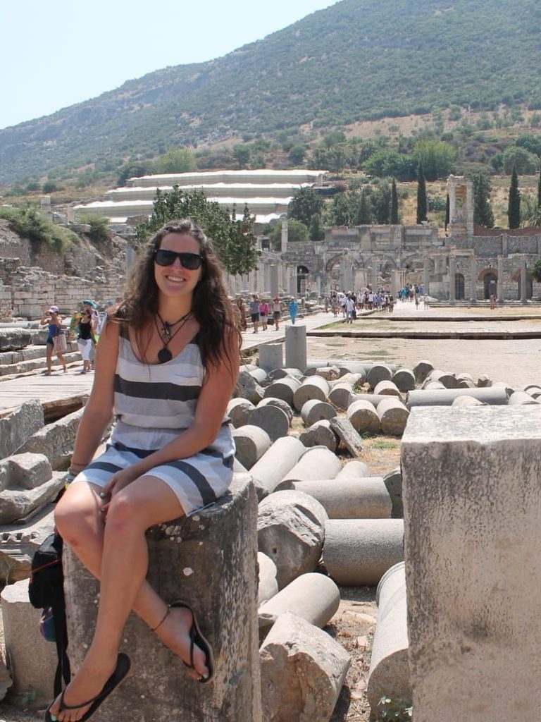 Visitando el Ágora de Éfeso