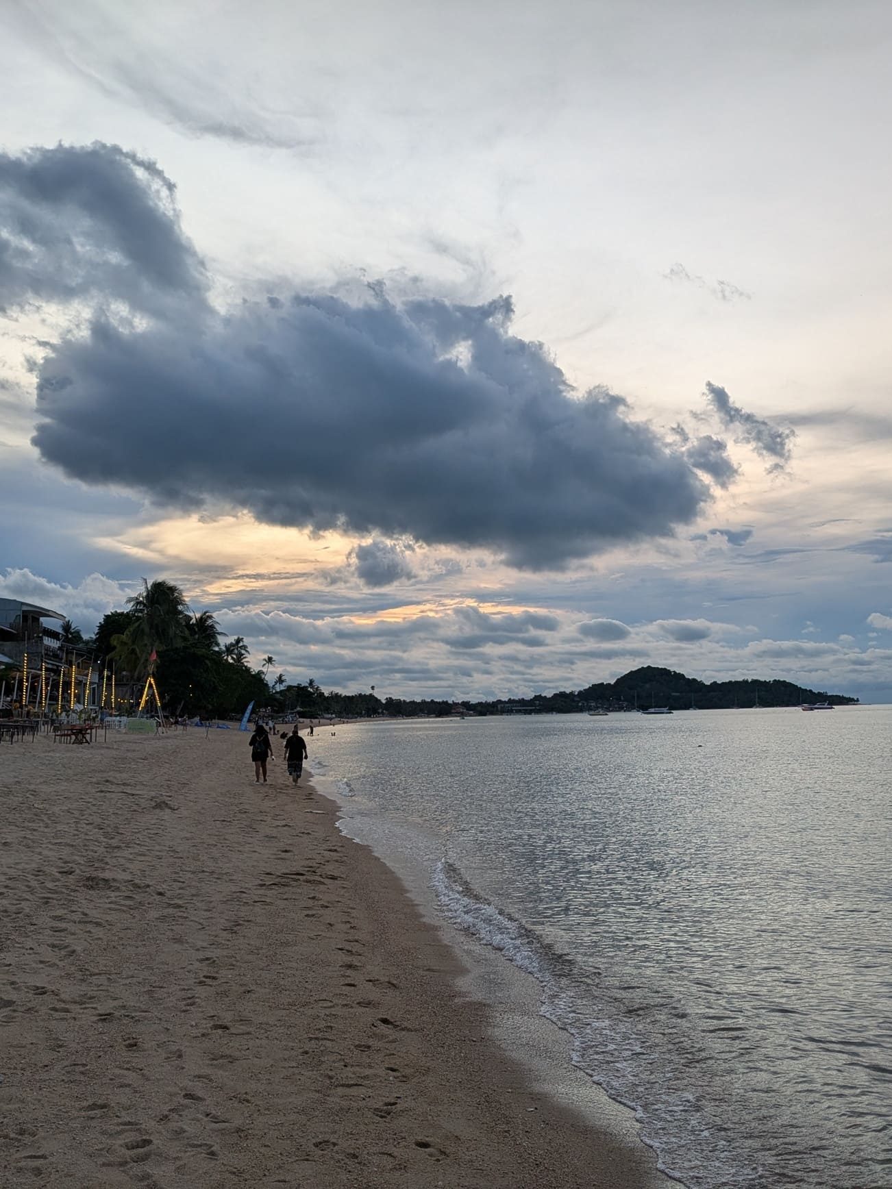 Bo Phut Beach, zona tradicional de pescadores