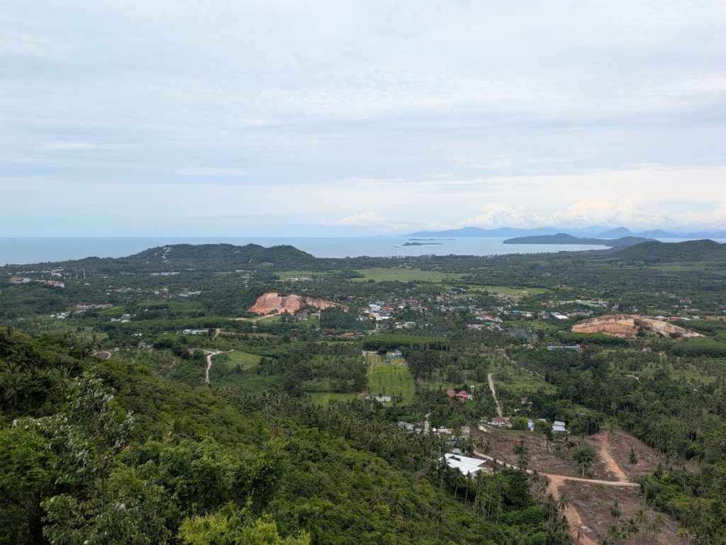Panorámica de Koh Samui desde el Samui Viewpoint, otro de los imprescindibles