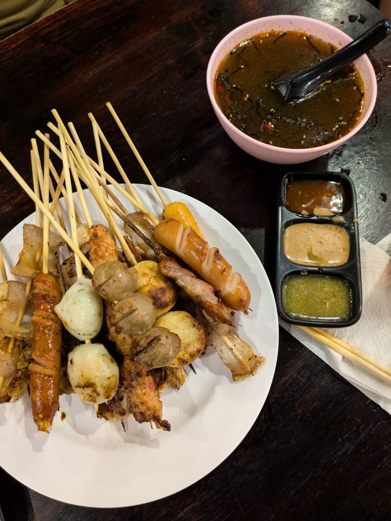 Brochetas a la brasa (mala), un estilo muy coreano