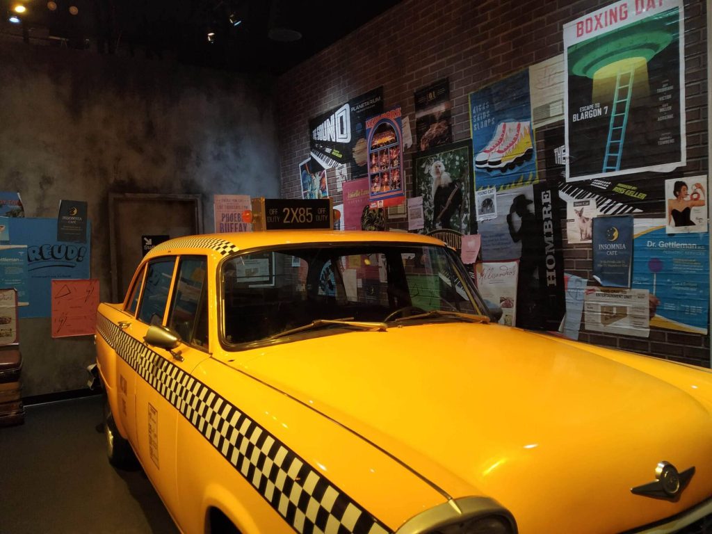 Taxi en la experiencia Friends Nueva York.