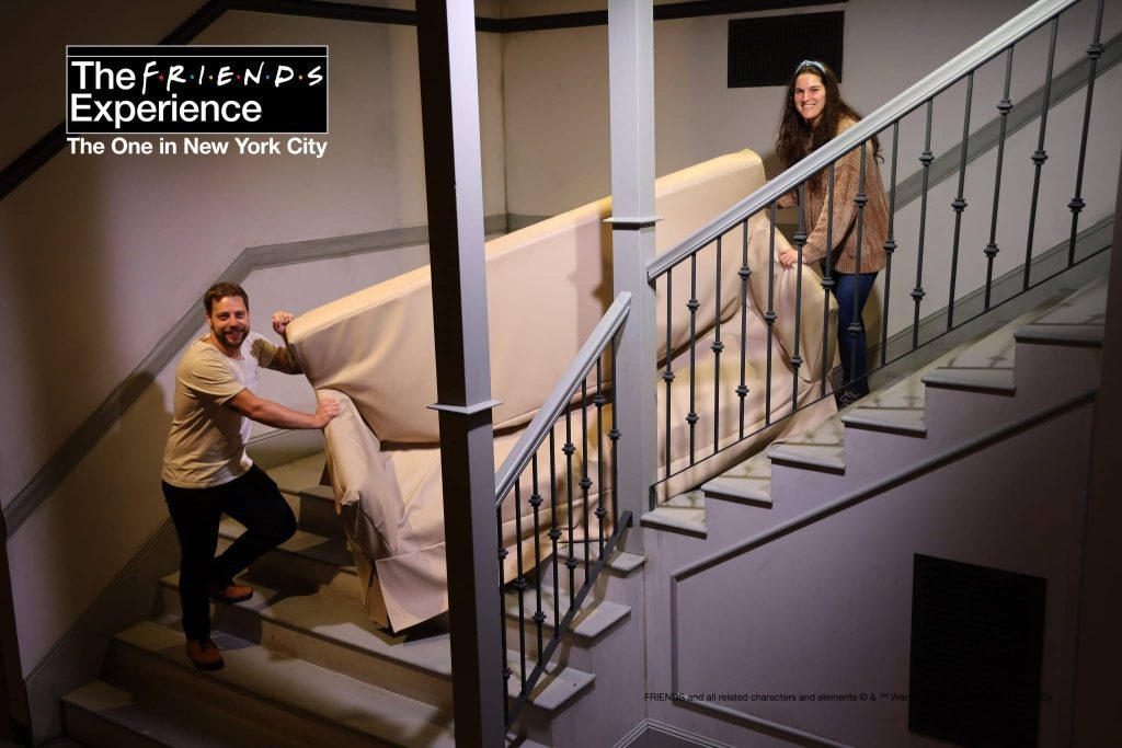 Escena pivot en la experiencia de Friends