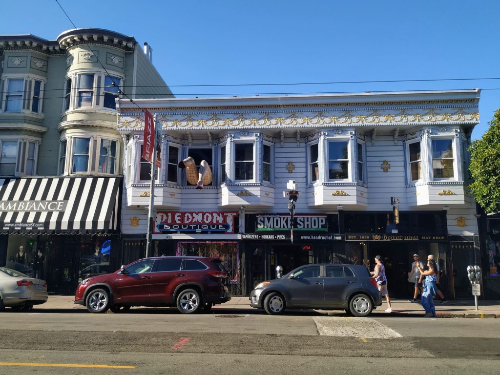 Distrito de Haight-Ashbury en San Francisco, icono del movimiento hippie