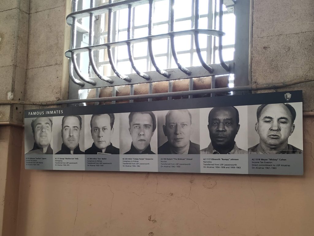 Retrato de los siete criminales más temidos de Alcatraz