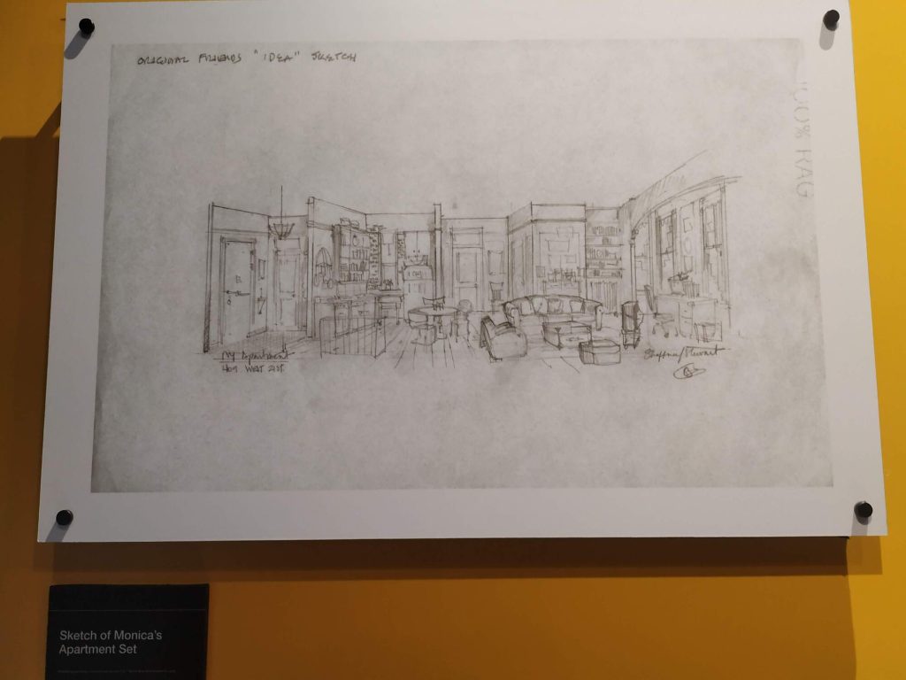 Sketch en la experiencia de Friends en Nueva York