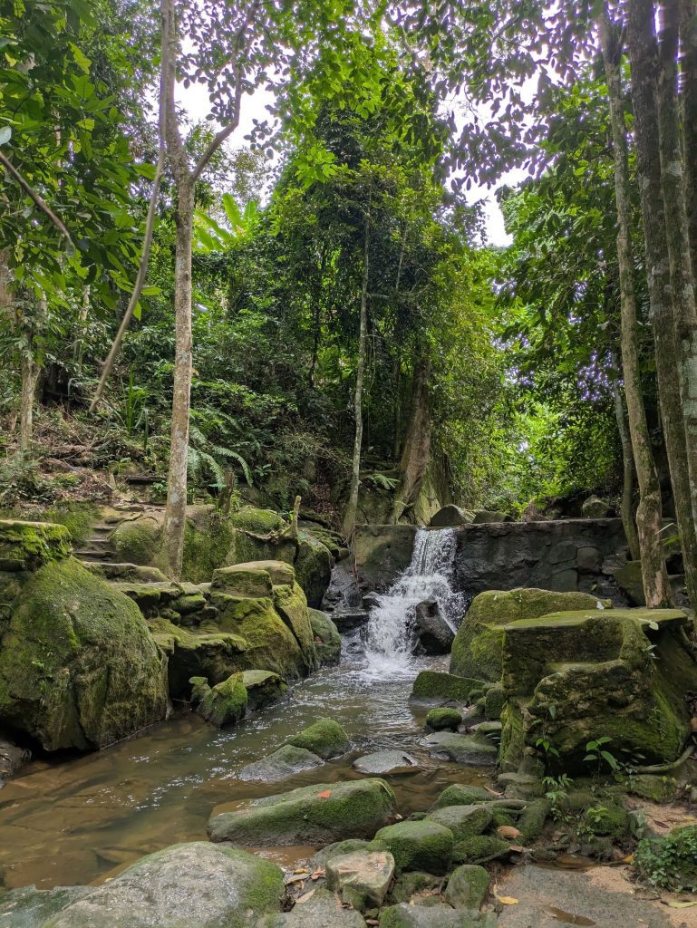 Postal del jardín mágico de Koh Samui