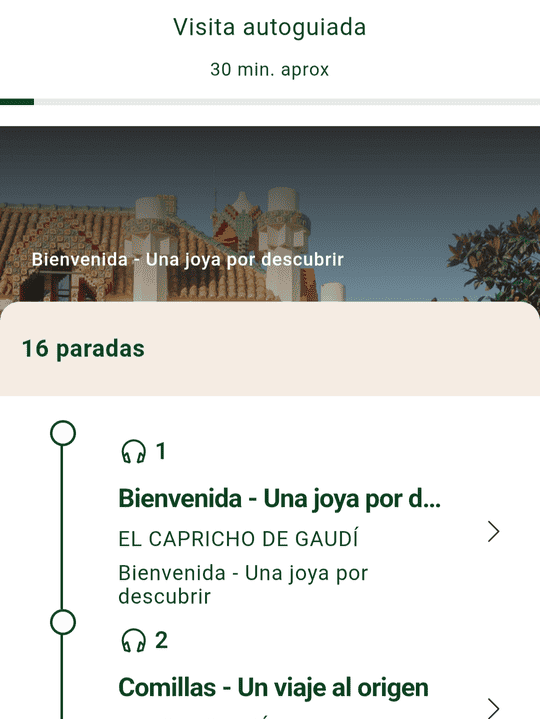 Así es la audioguía para visitar el capricho de Gaudí en Comillas por libre
