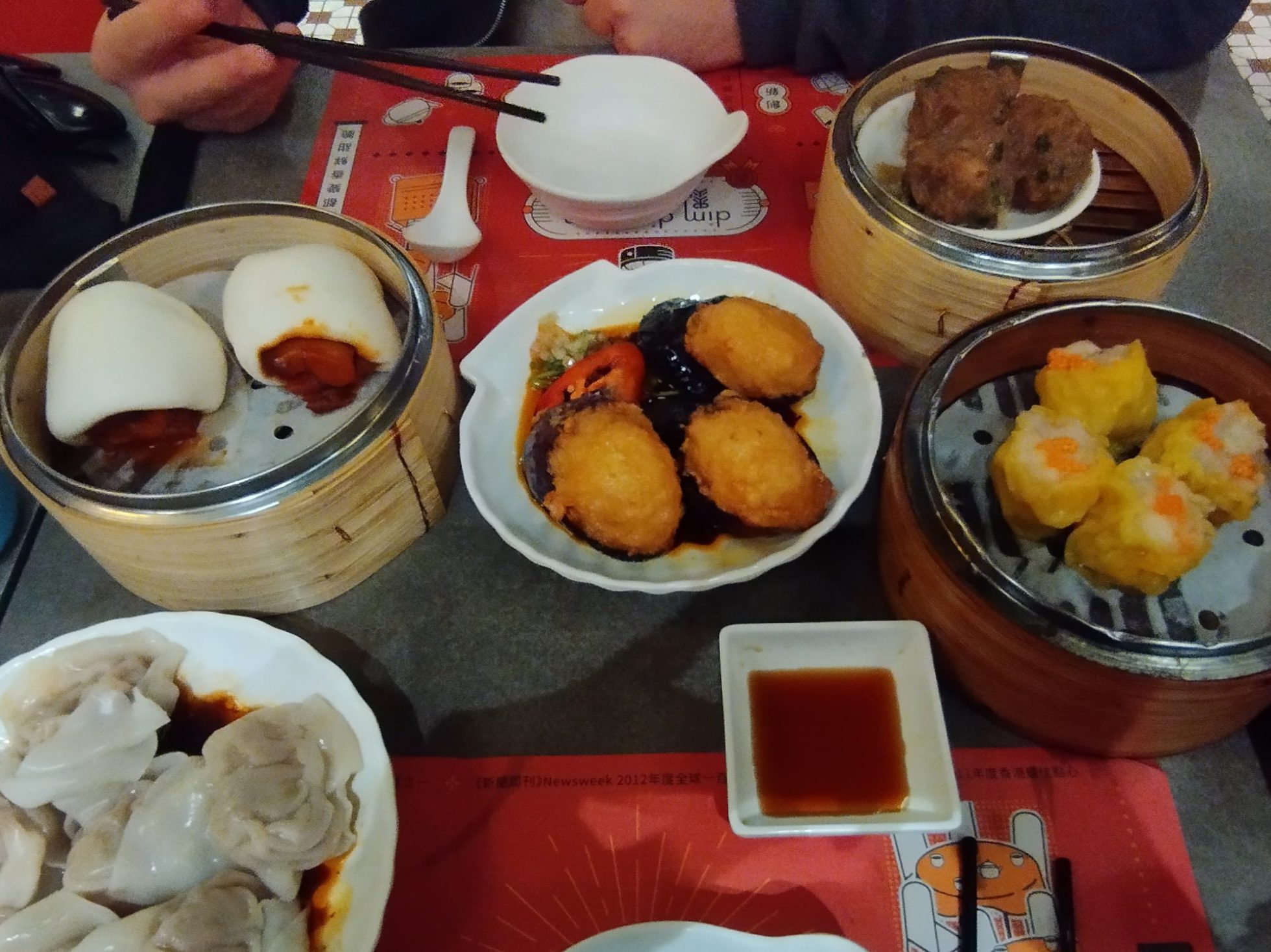 Banquete de dim sum en Hong Kong, otro de los platos típicos.