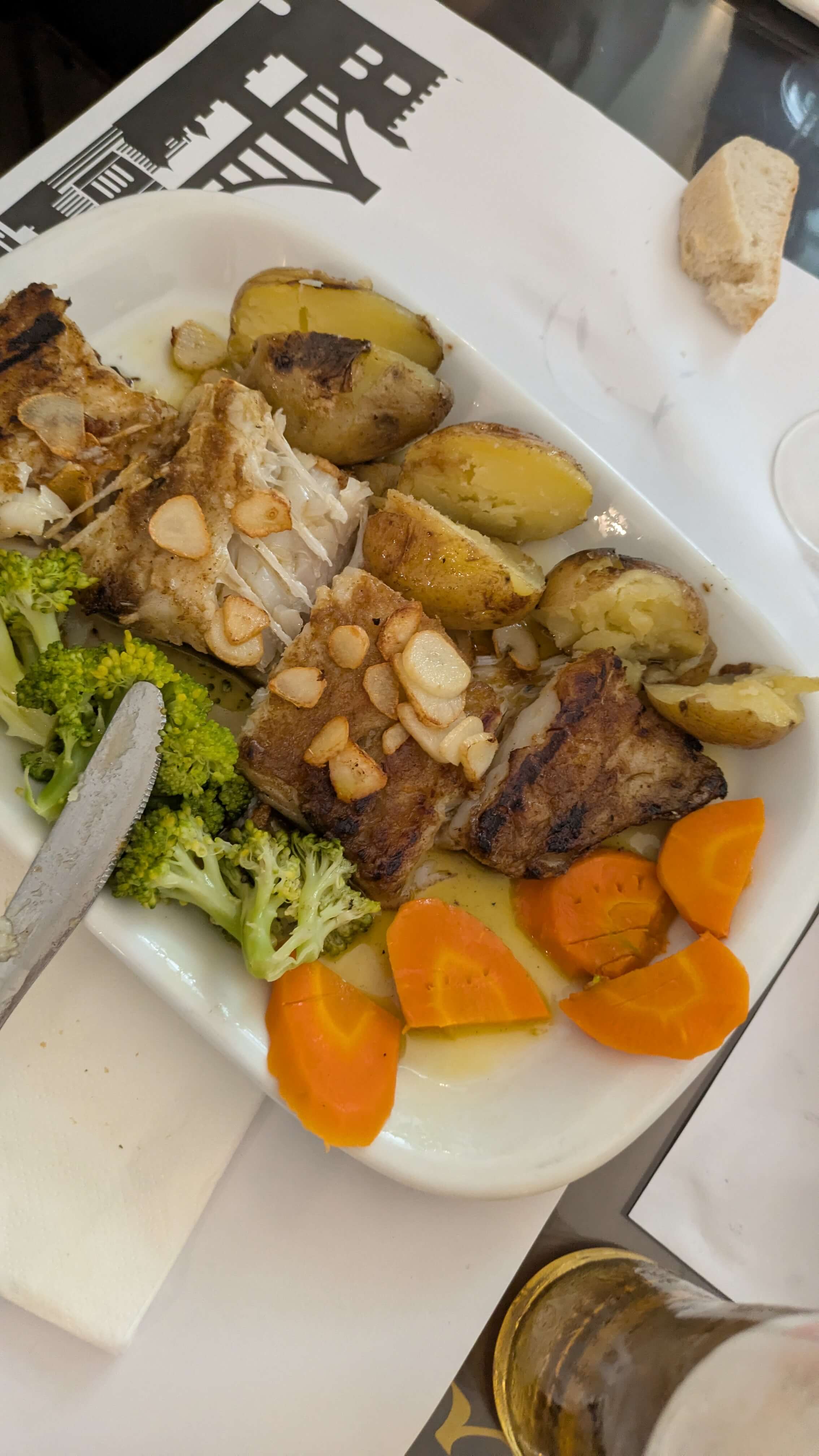 Bacalao en un restaurante de Lisboa recomendado